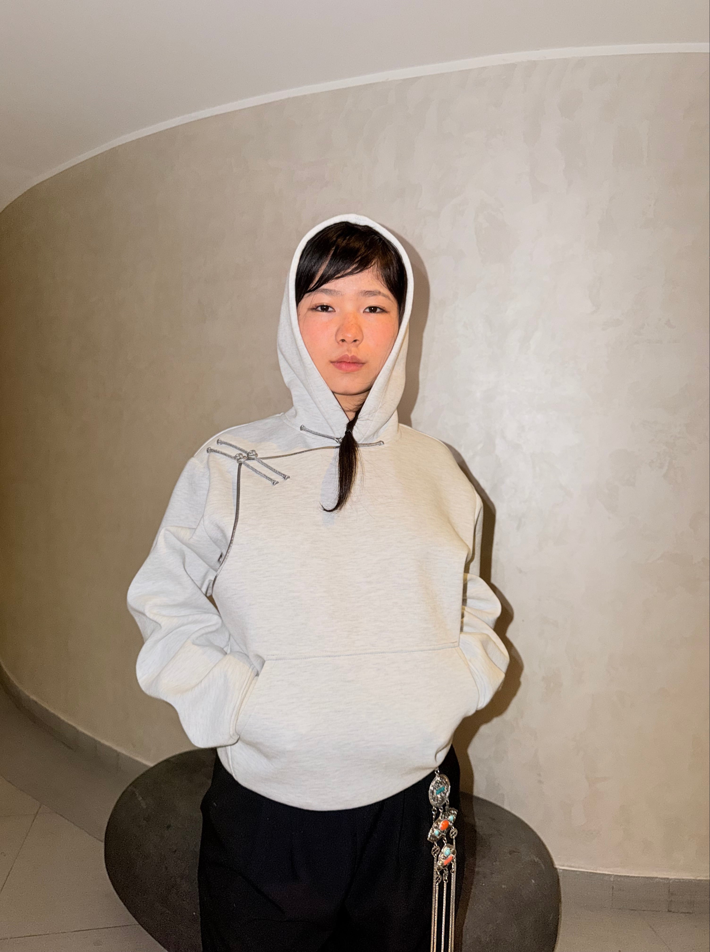 Light Grey Mongol Hoodie